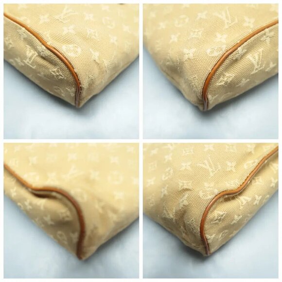 100% Authentic Louis Vuitton  Brown Monogram Cloth Shoulder Bag 778-111024 - Picture 6 of 12